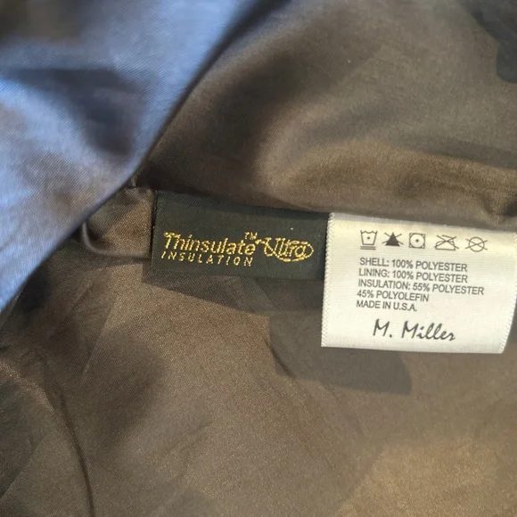 Like New M Miller Thinsulate Ultra Ski Coat Size large - Picture 6 of 8